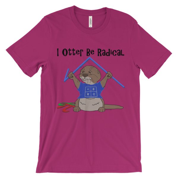 I Otter Be Radical Berry T-shirt