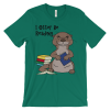 I Otter Be Reading Green T-shirt