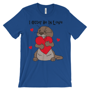 I Otter Be In Love Royal T-shirt