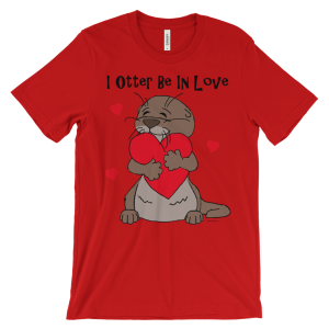 I Otter Be In Love Red T-shirt