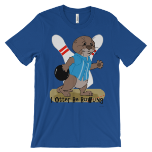 I Otter Be Bowling Royal T-shirt