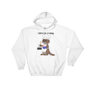 Alternative view of I Otter Be Cooking Unisex Hoodie