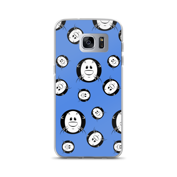 Otter Things Patterned Samsung Galaxy S7 Edge Case on Device | Otter Things