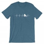 River Otter Heartbeat Unisex Short-Sleeve T-Shirt