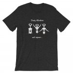Daily Workout with Wine Short Sleeve Unisex T-Shirt