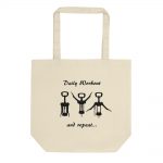 Daily Workout with Wine Eco Tote Bag