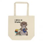 I Otter Be Reading Eco Tote Bag