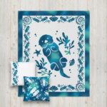 Sea Otter Tie-Dye Throw Combo