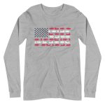Sea Otter USA Flag Unisex Long-Sleeve T-Shirt