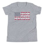 Sea Otter USA Flag Youth Short Sleeve T-Shirt