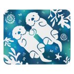 Sea Otter Tie Dye Mouse Pad