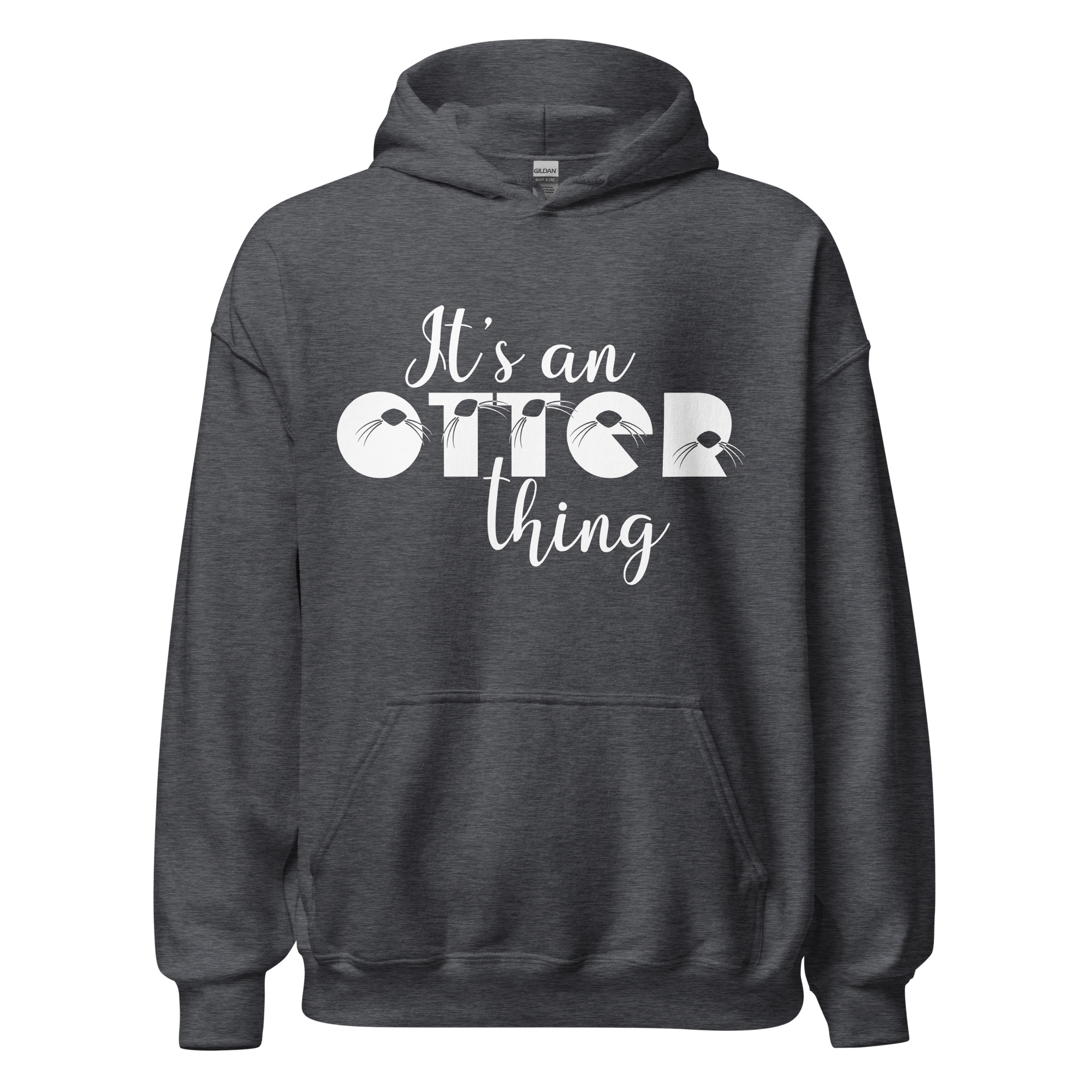 Unisex-heavy-blend-hoodie-dark-heather-front-6abac1788f9d3.jpg | Otter Things